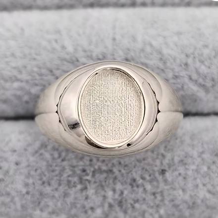 Oval Signet Ring 9K Ring