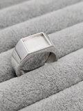 Rectangle Signet Ring