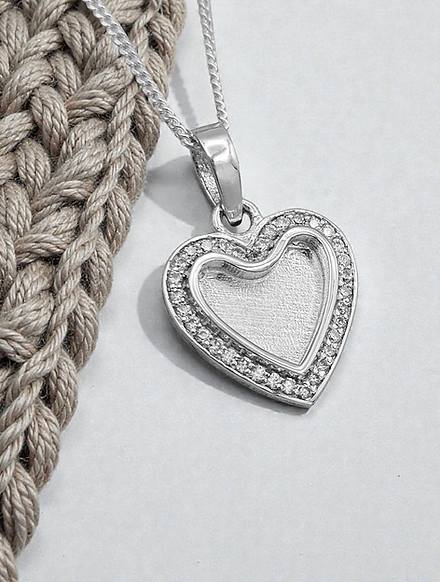 Heart CZ Pendant