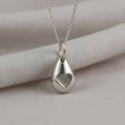 Heart Pebble Pendant