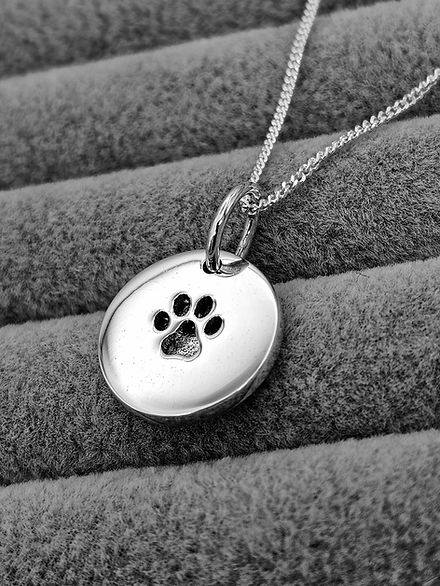 Paw Disc Pendant