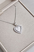 Mini Heart CZ Pendant