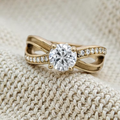 Infinity Solitaire 9K Ring