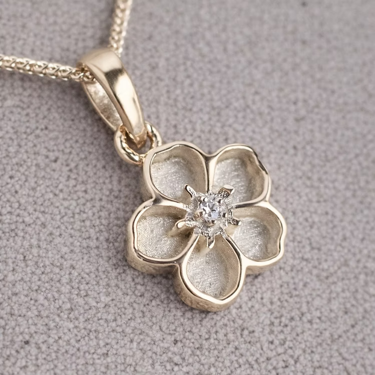 Forget-me-not 9K Pendant