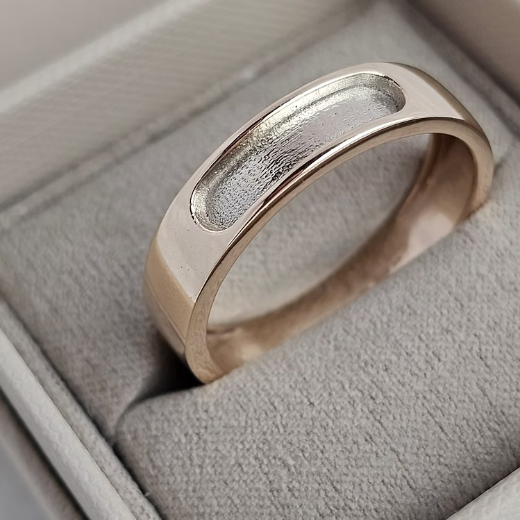 6mm Rounded 9K Ring