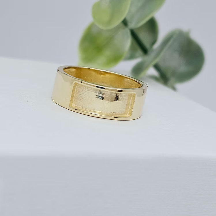 8mm 9K Gold Ring