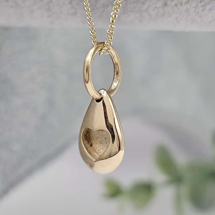 Heart Pebble 9K Pendant
