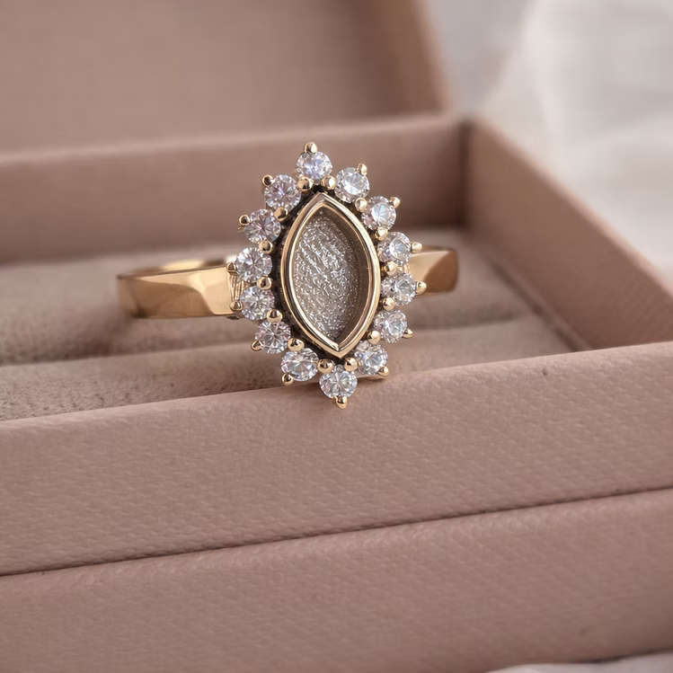 Marquise 9K Ring