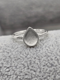 Simple Teardrop Ring