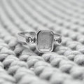 Emerald Double Gem CZ Ring