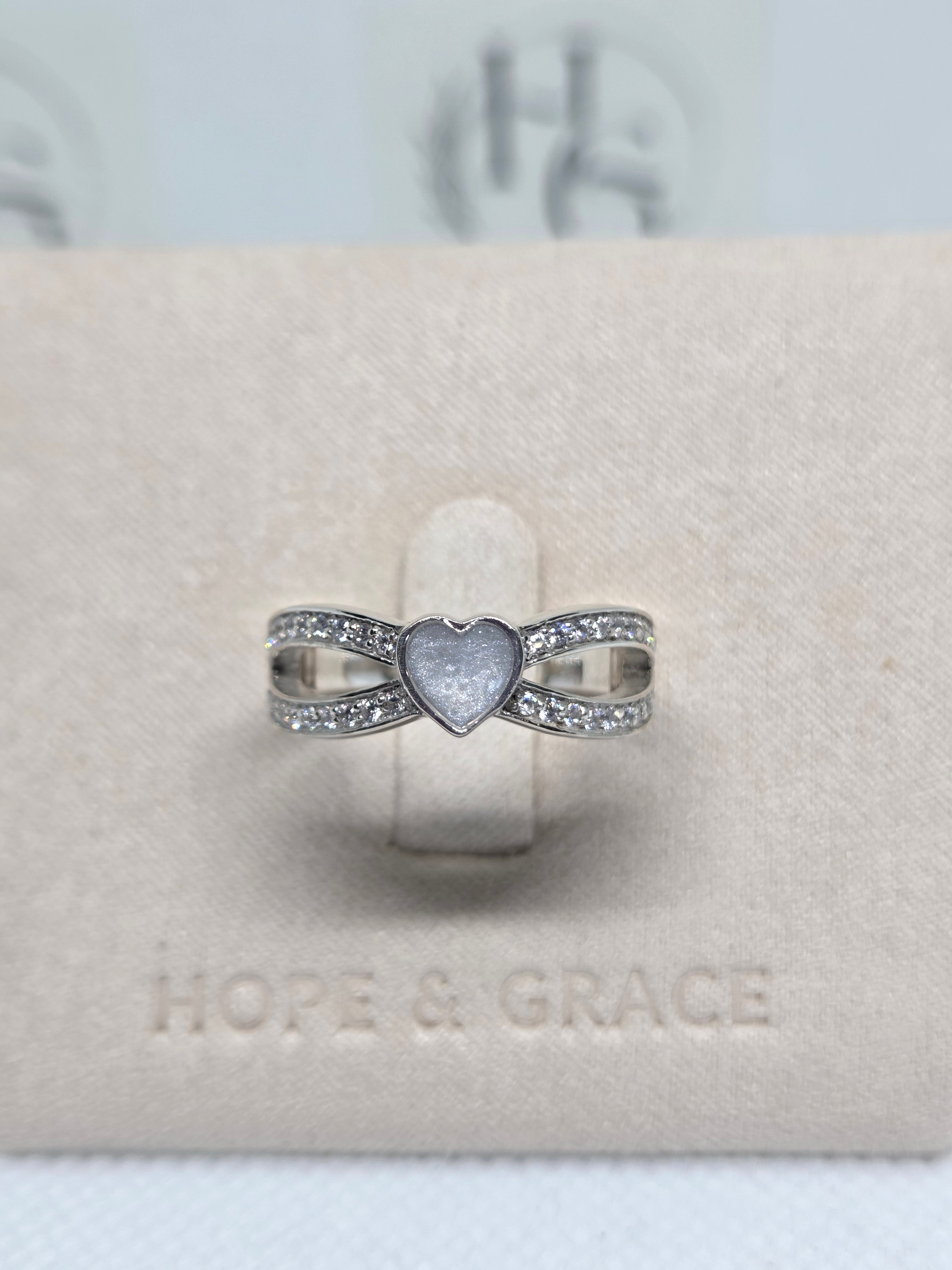 Heart Infinity Ring