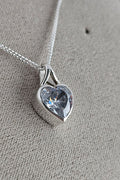 Secretly Set Heart Pendant