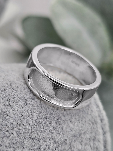 8mm Half Rounded Ring