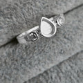 Pear Double Gem Ring