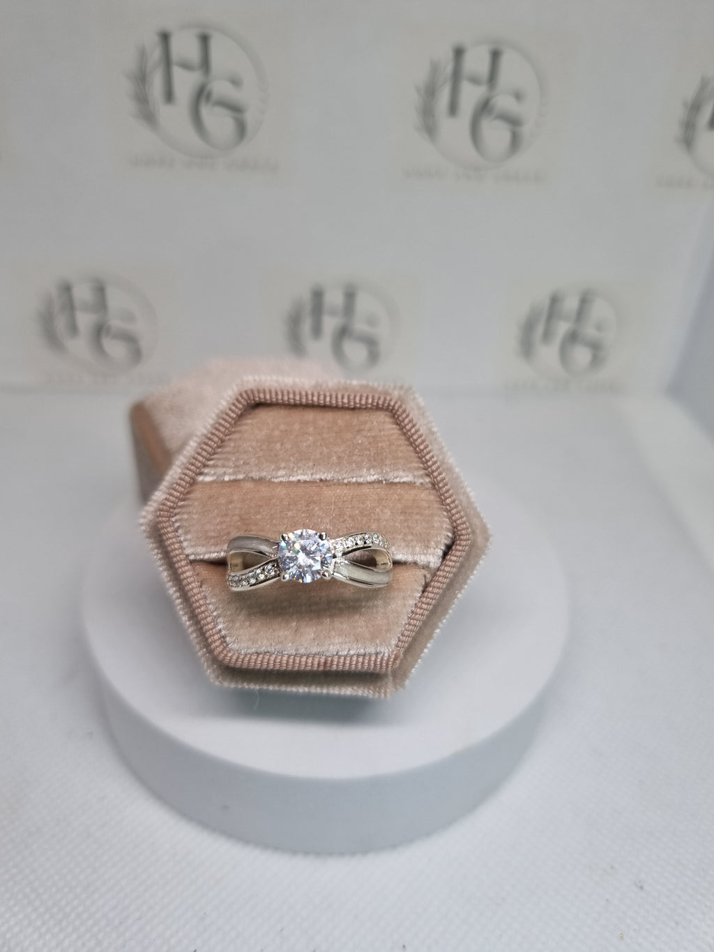 Infinity Solitaire Ring