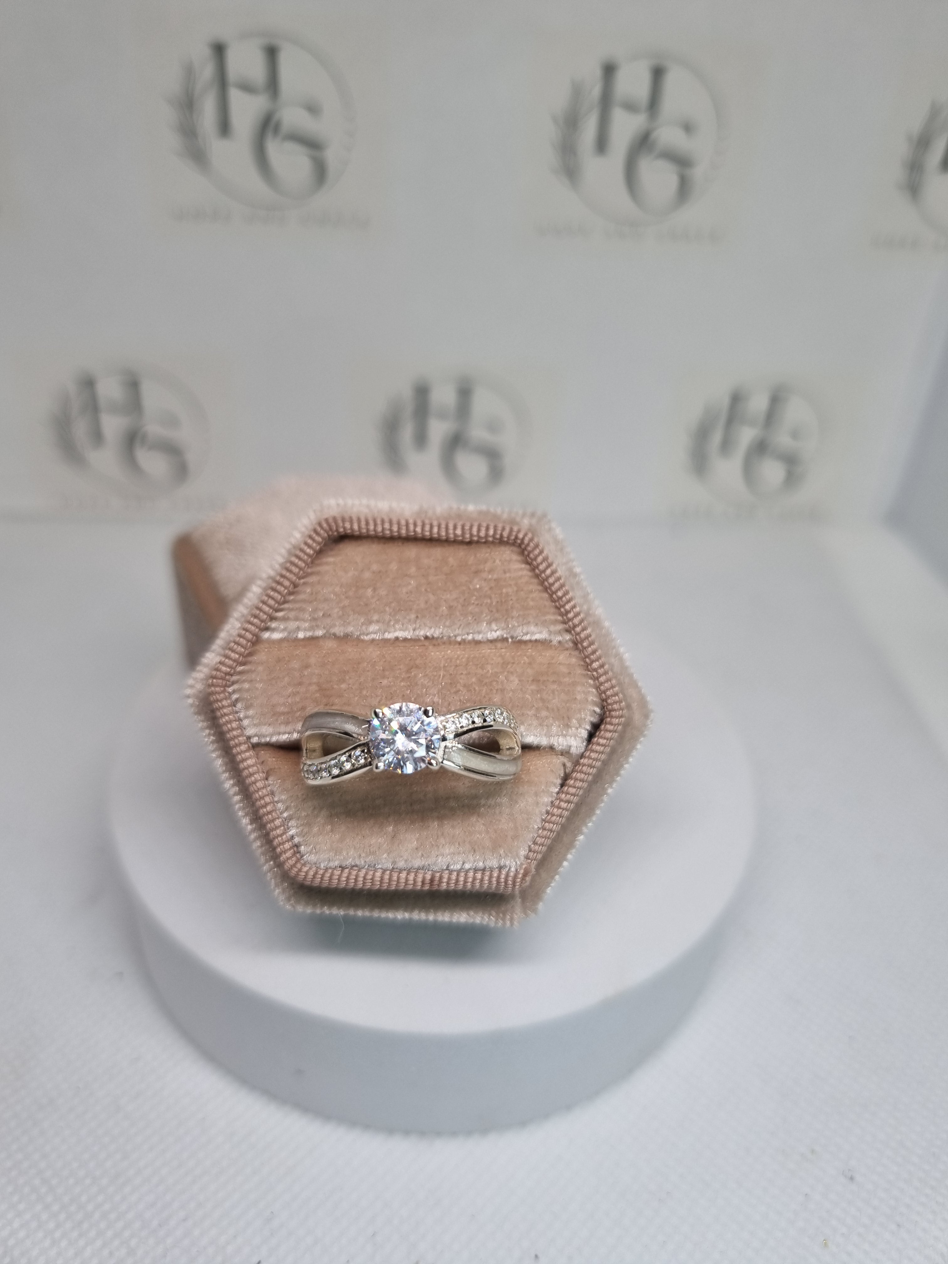Infinity Solitaire Ring