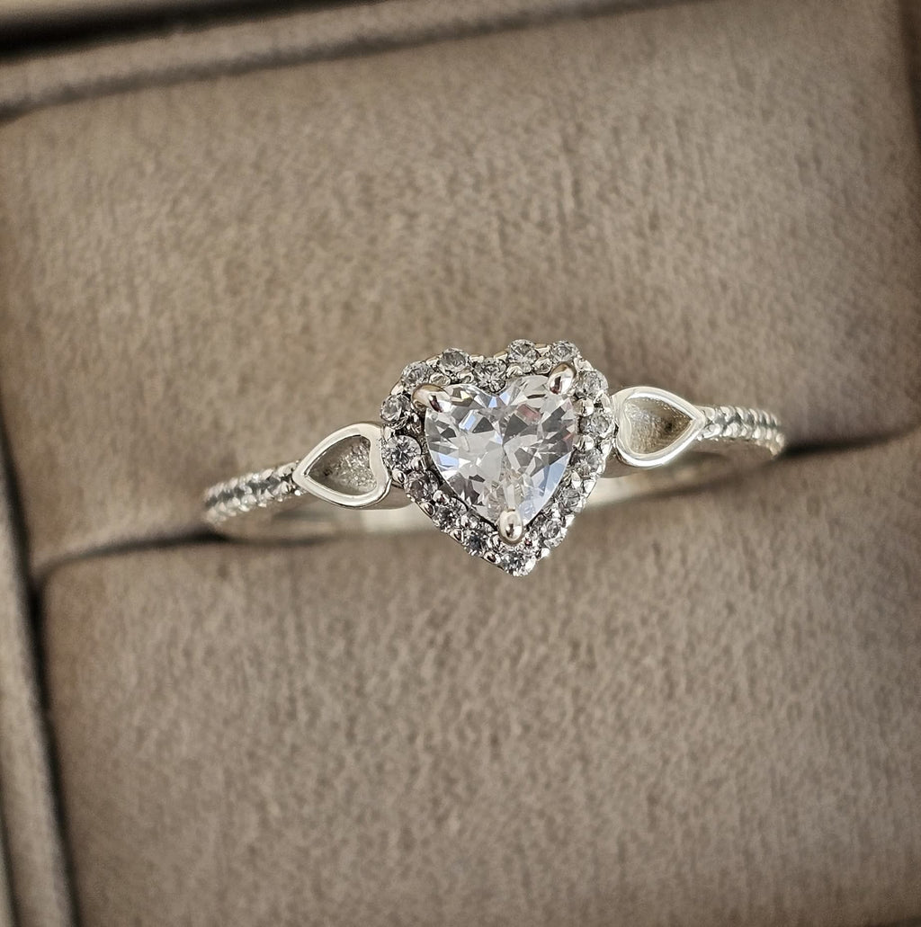 "Auraya" Heart CZ Ring