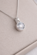 Secretly Set Circle Pendant