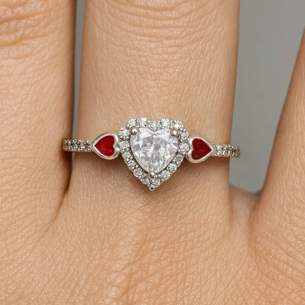 "Auraya" Heart CZ Ring