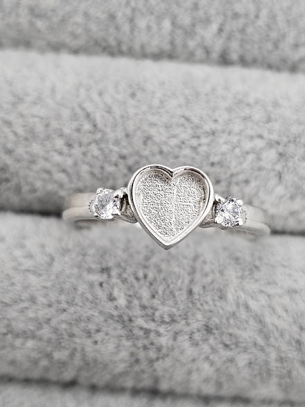 Heart Double Gem Ring