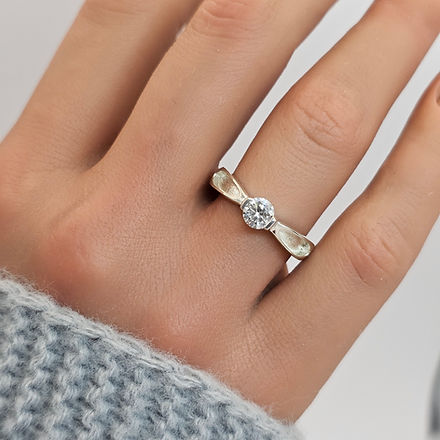 Solitaire CZ Ring