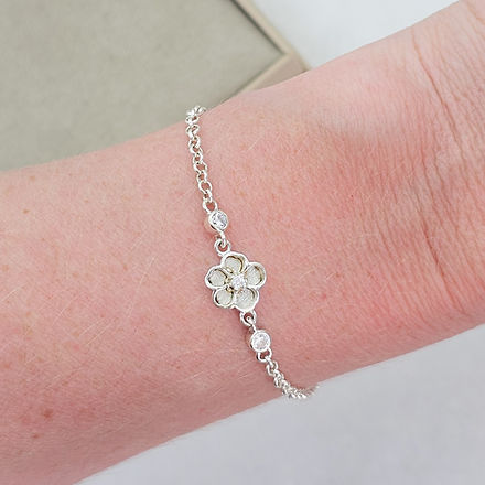 Forget-me-not bracelet