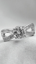 Infinity Solitaire Ring