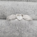 Heart Angel Wings Ring