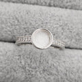 Round CZ Band Ring