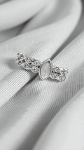 Double Band Marquise Ring