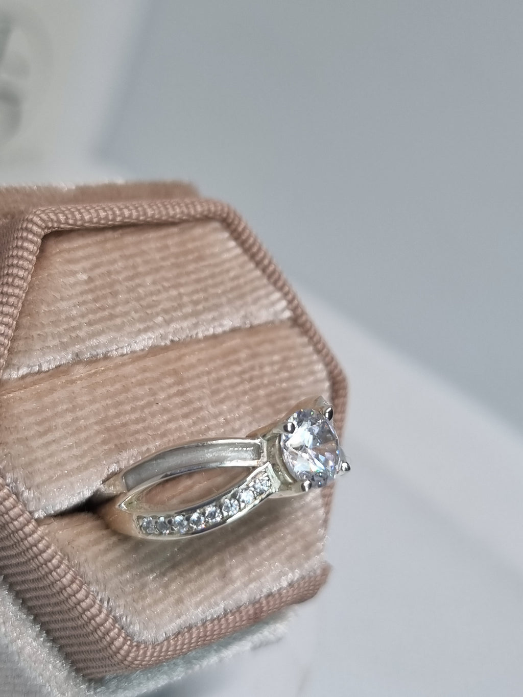 Infinity Solitaire Ring