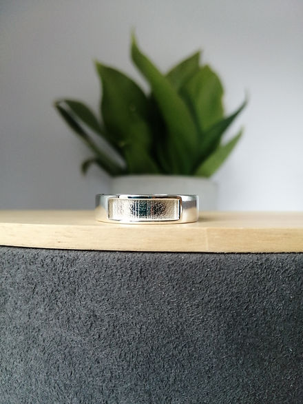 6mm Half Squared Ring