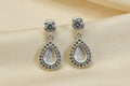 Teardrop CZ Earrings