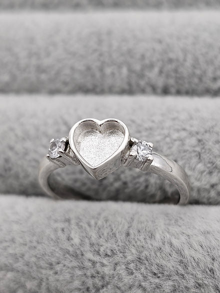 Heart Double Gem Ring