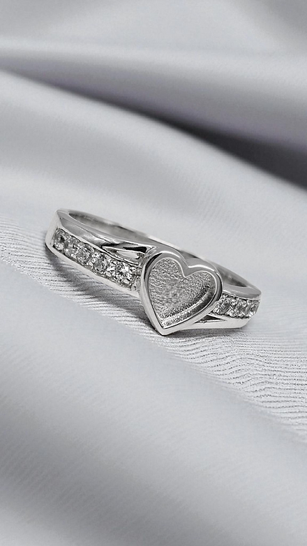 Heart Accent Ring